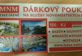 Dárkové poukazy Městských lázní